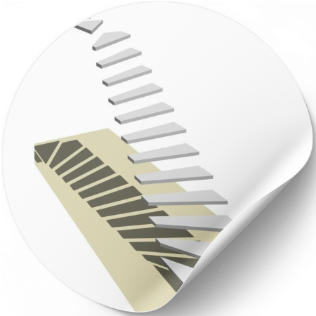 double quart tournant 